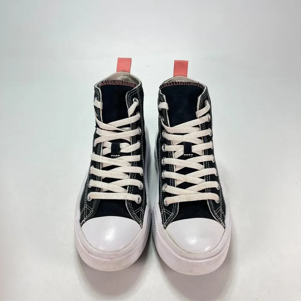 Converse Chuck Taylor All Star Move Black White Platform Sneakers Youth Size 4.5